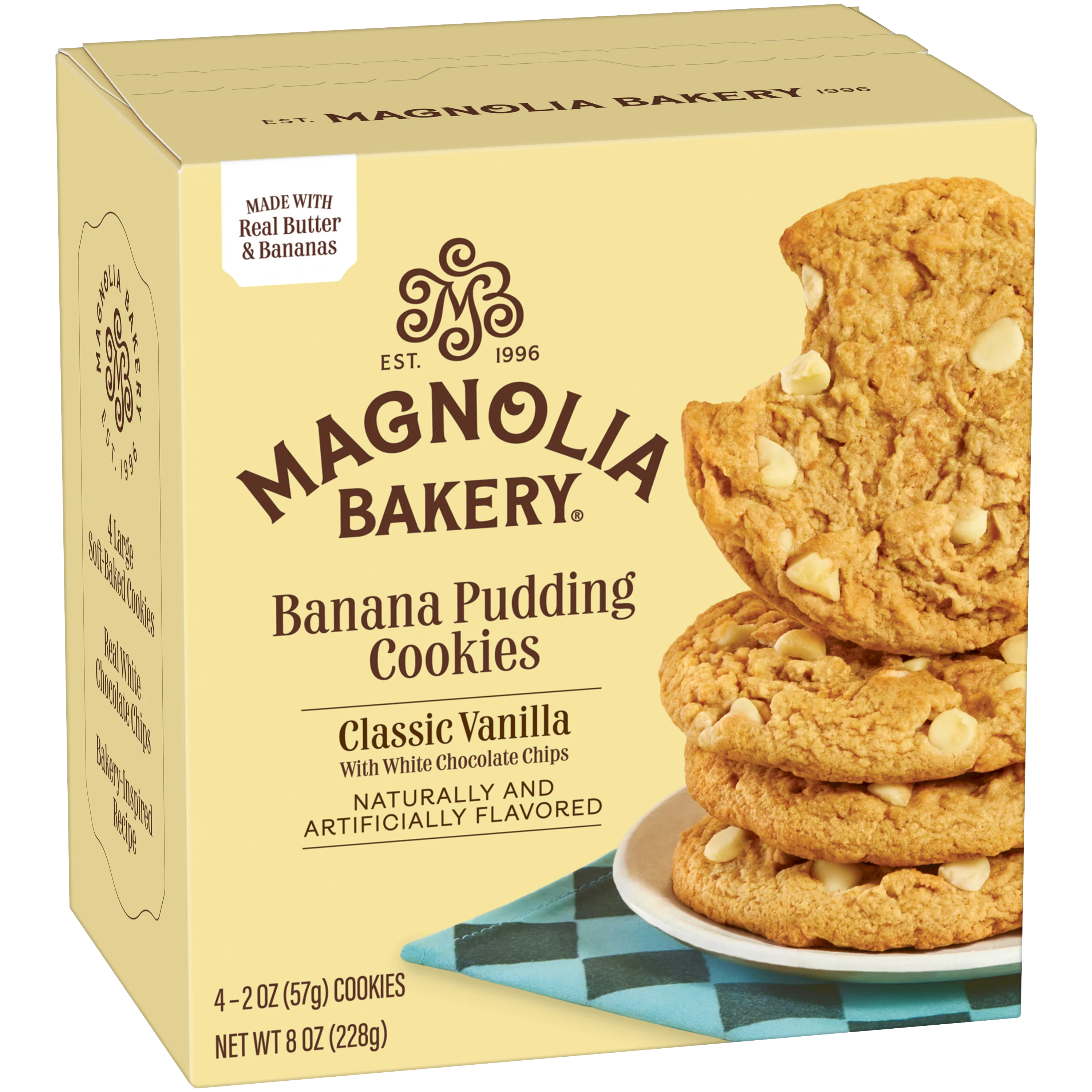 Banana Pudding Cookies - Classic Vanilla with White Chocolate Chips