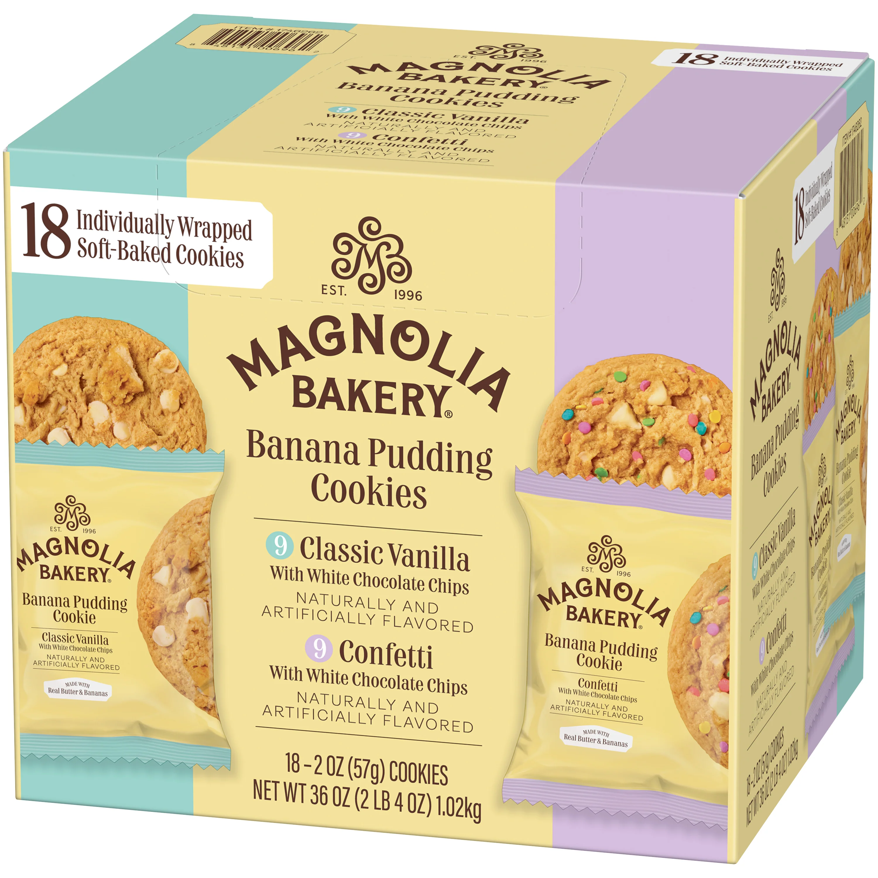 Banana Pudding Cookies - 18 ct. Value Pack