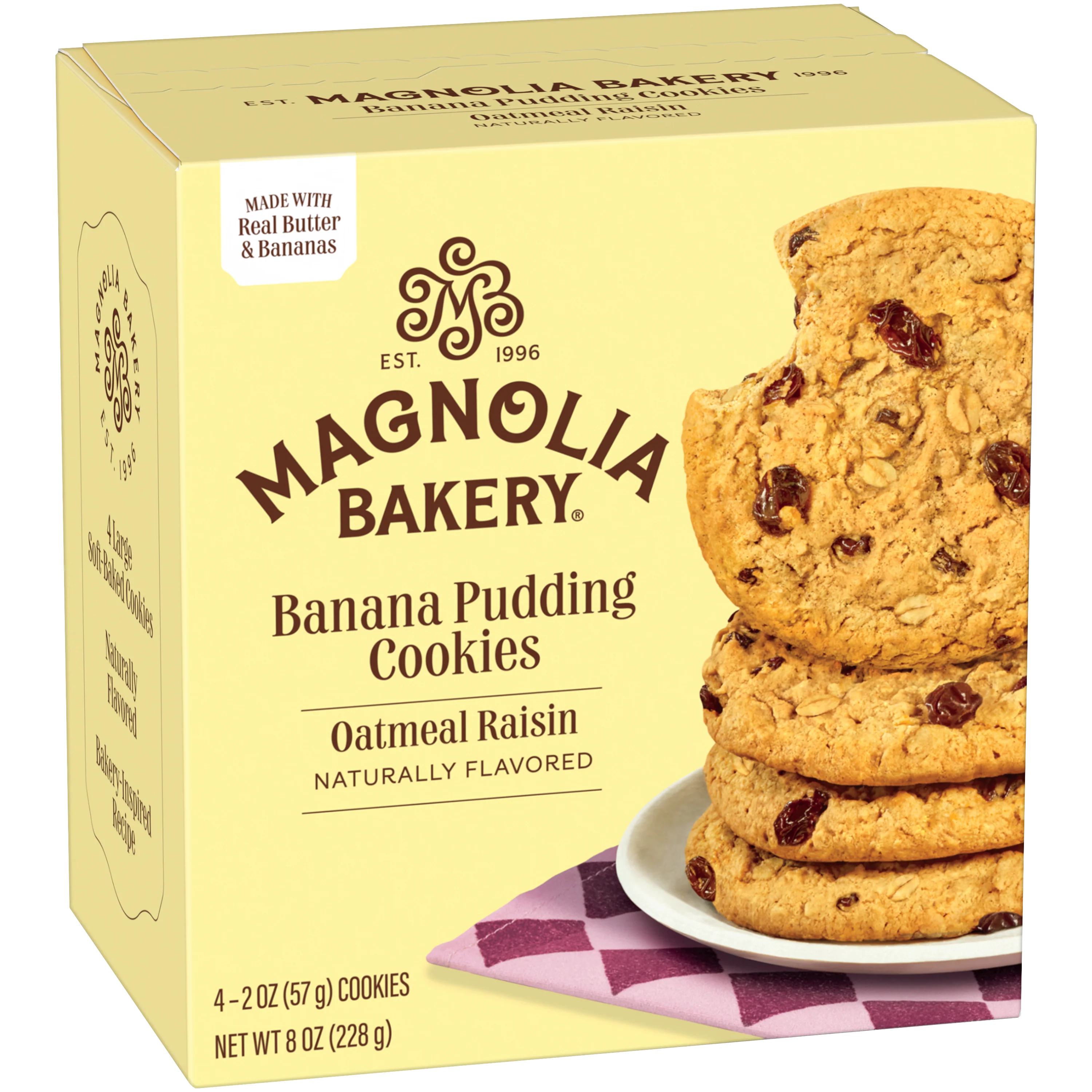 Banana Pudding Cookies - Oatmeal Raisin