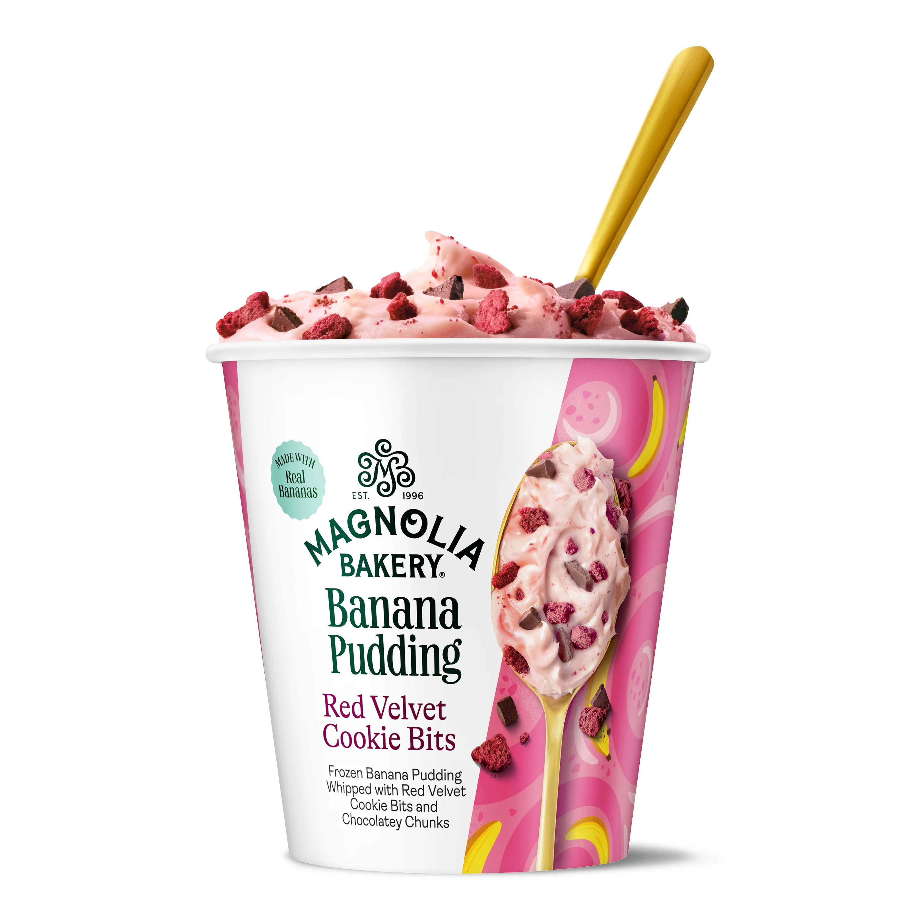 Banana Pudding Red Velvet Cookie Bits