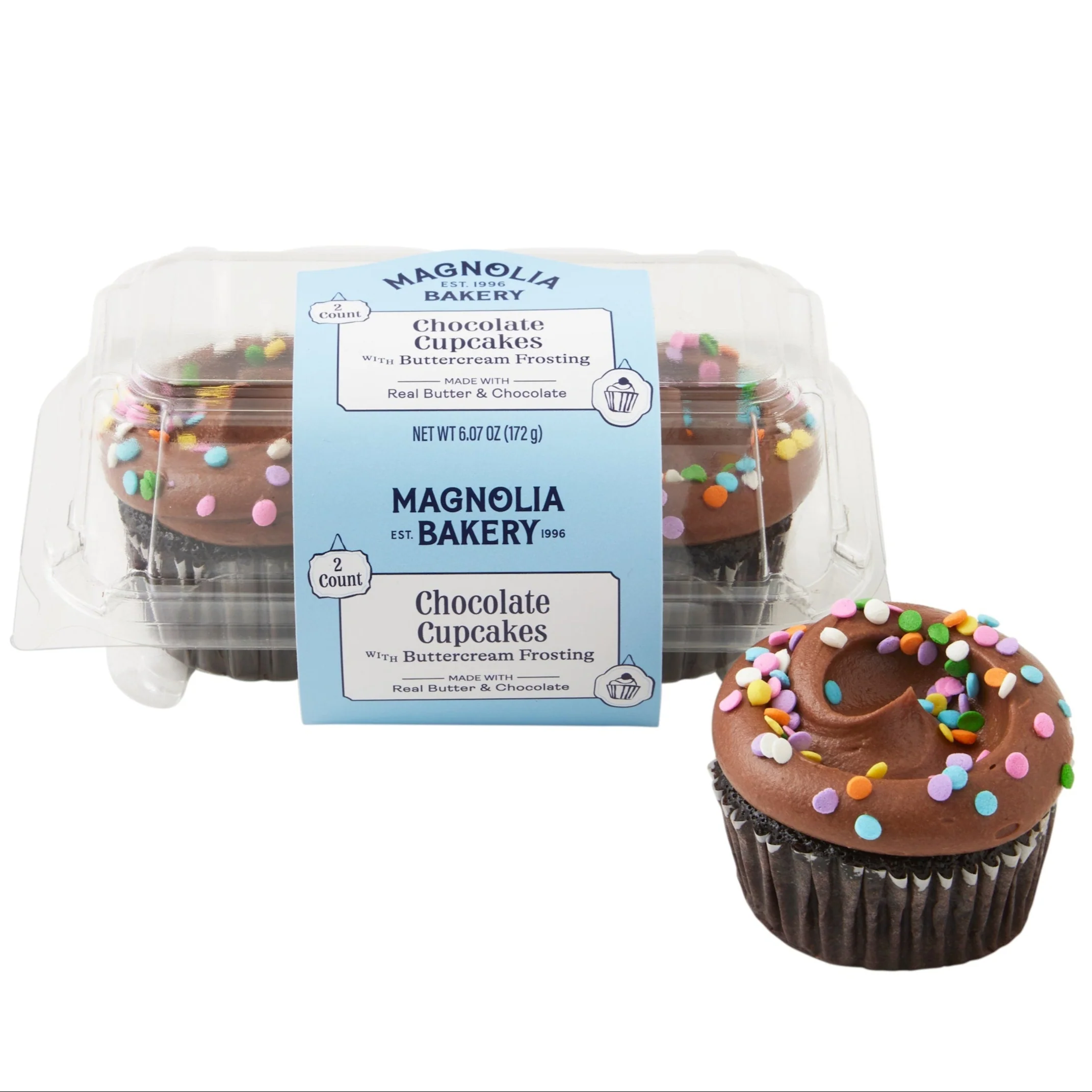 2 Count Chocolate Cupcakes