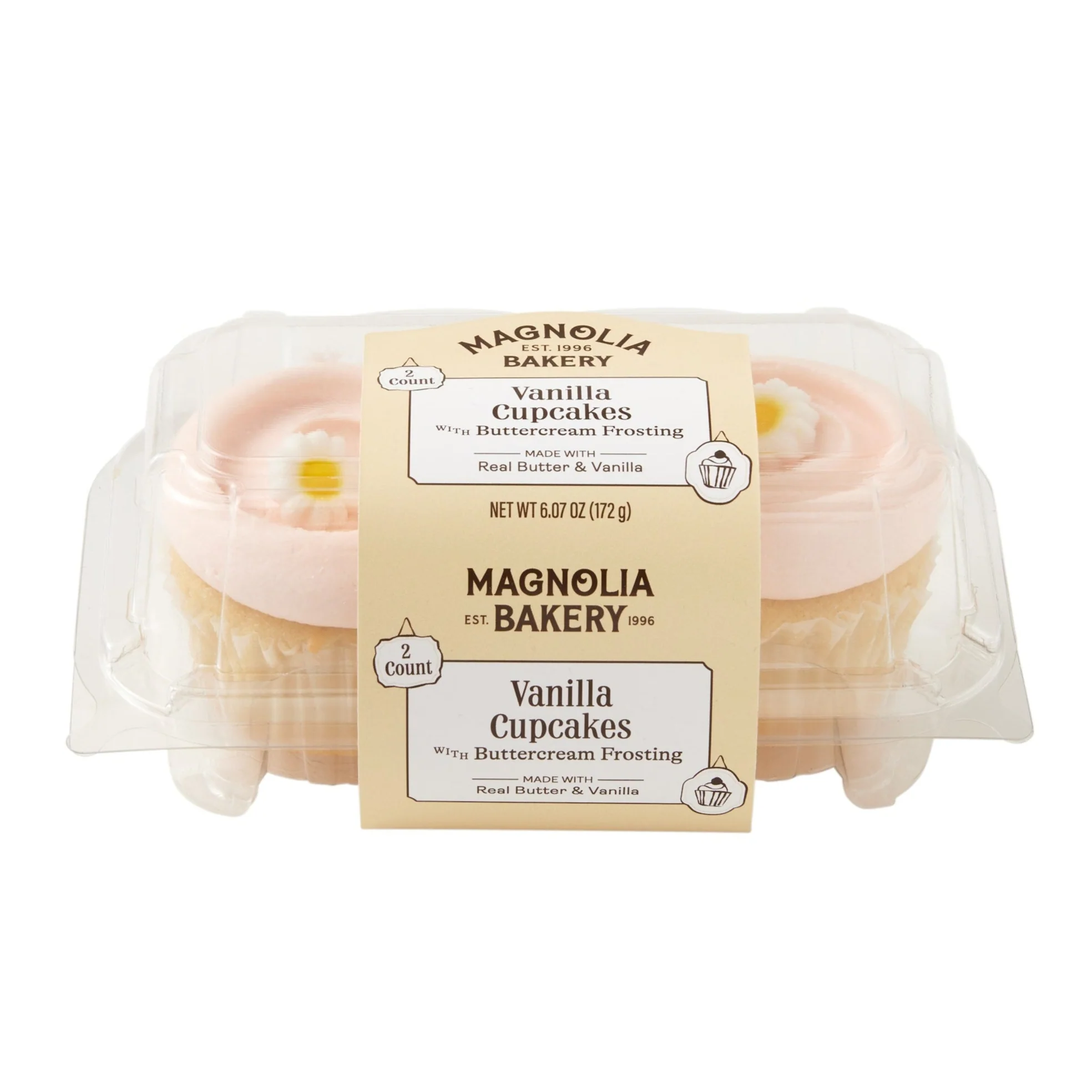 2 Count Vanilla Cupcakes
