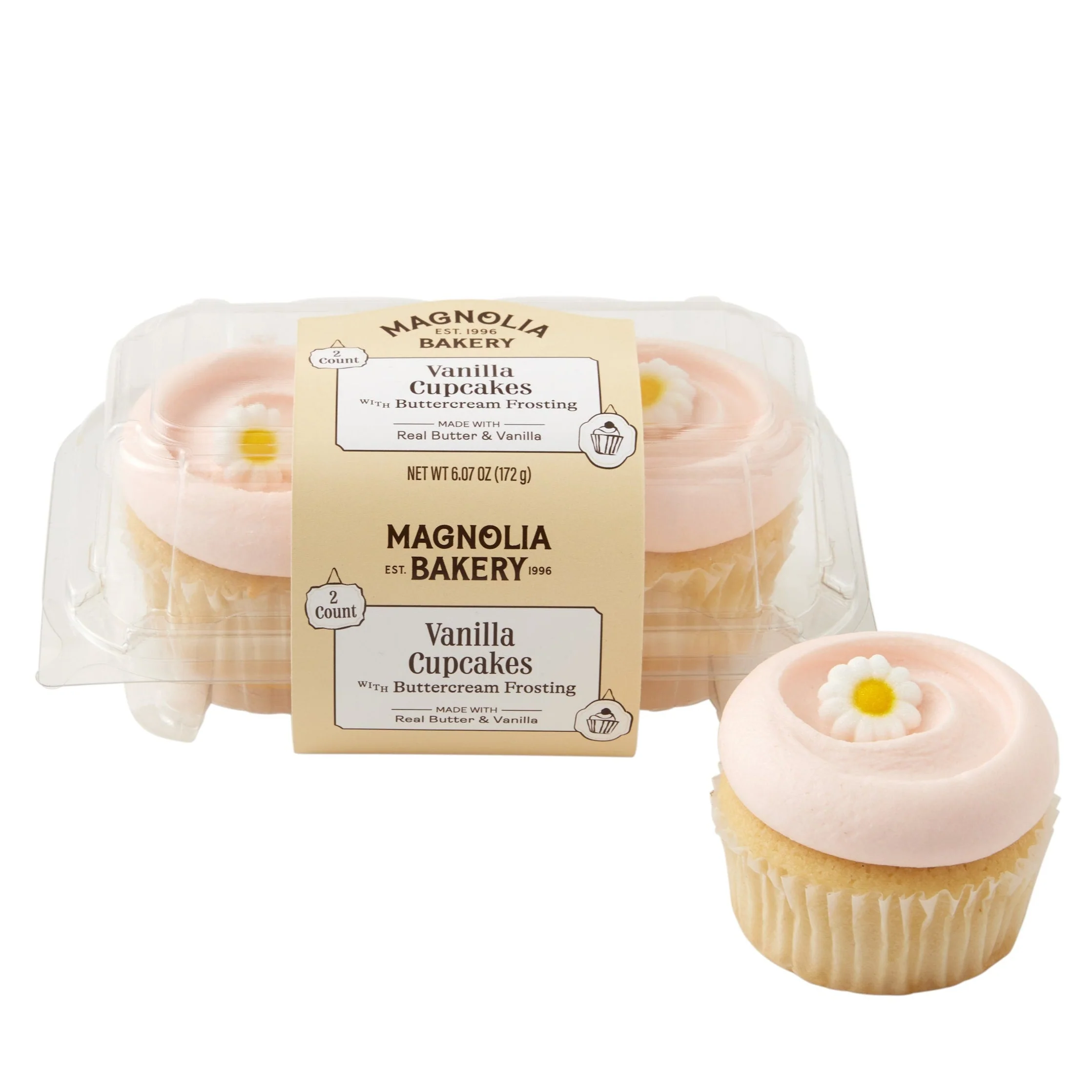 2 Count Vanilla Cupcakes
