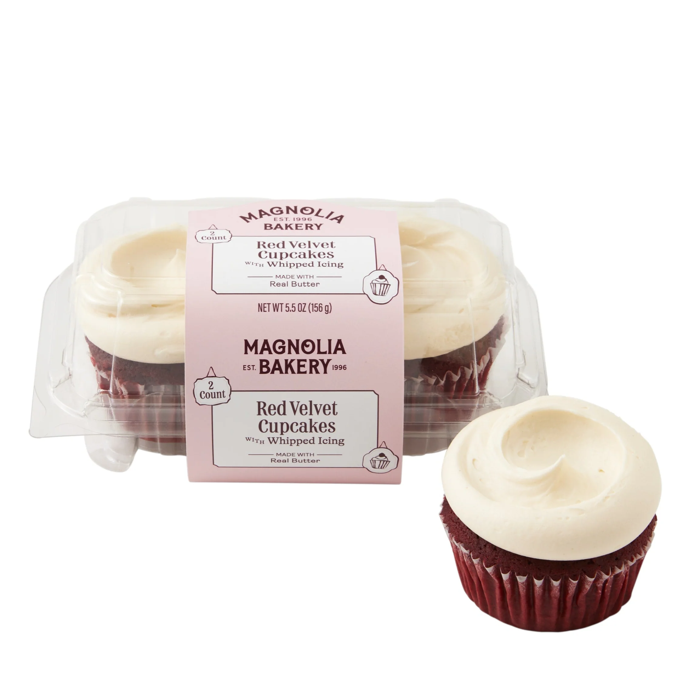 2 Count Red Velvet Cupcakes